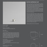 101 Copenhagen - Native Espresso Cup - Birch - Cup